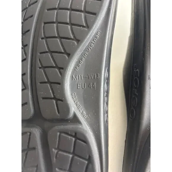 OOFOS OOahh Recovery Slides Men’s 11 Black EU 44 Comfort Sandals - Picture 5 of 6